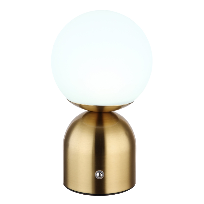 Globo - LED Dimmable touch table lamp LED/2,5W/3,7V 2700K/4000K/6500K 1800 mAh USB brass