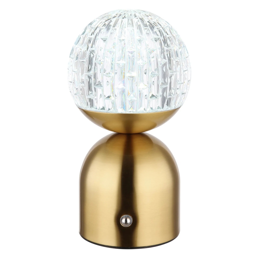 Globo - LED Dimmable touch table lamp LED/2,5W/3,7V 2700/4000/6500K 1800 mAh USB brass