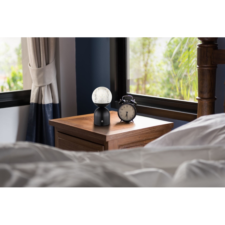 Globo - LED Dimmable touch table lamp LED/2,5W/3,7V 2700/4000/6500K 1800 mAh USB black