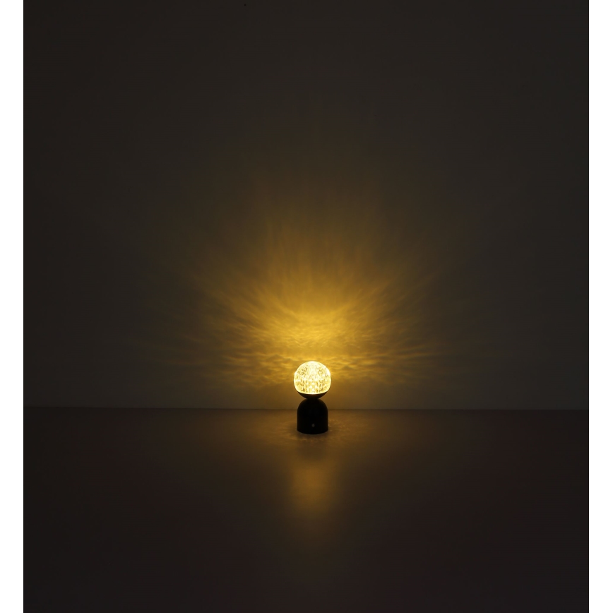 Globo - LED Dimmable touch table lamp LED/2,5W/3,7V 2700/4000/6500K 1800 mAh USB black