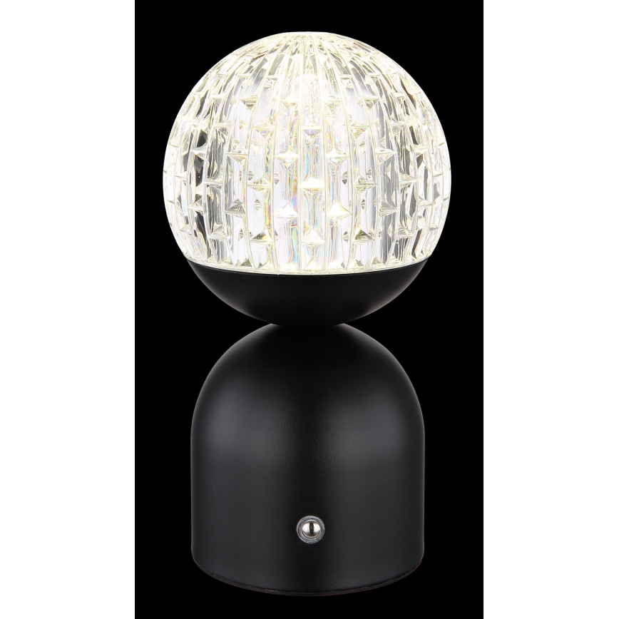 Globo - LED Dimmable touch table lamp LED/2,5W/3,7V 2700/4000/6500K 1800 mAh USB black