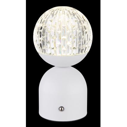 Globo - LED Dimmable touch table lamp LED/2,5W/3,7V 2700/4000/65000K 1800 mAh USB white