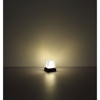 Globo - LED Dimmable touch table lamp LED/2,5W/3,7V 2700K/4000K/6500K 1800 mAh USB black