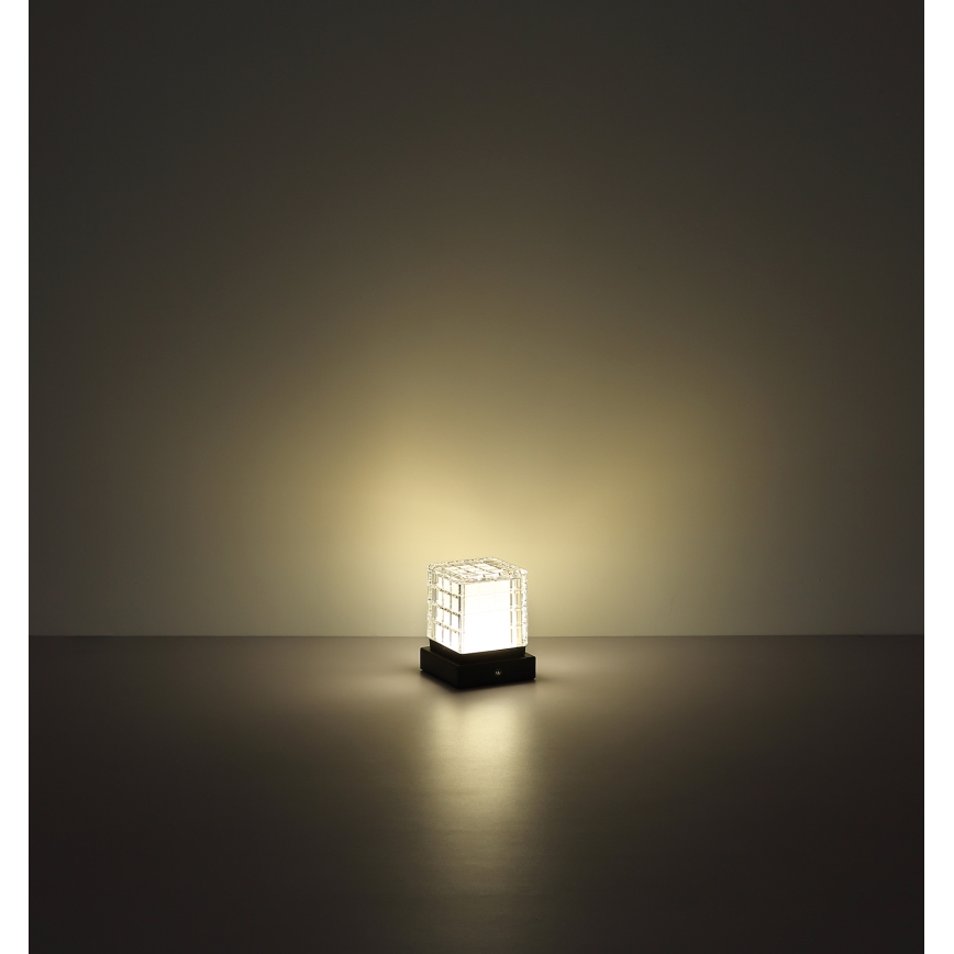 Globo - LED Dimmable touch table lamp LED/2,5W/3,7V 2700K/4000K/6500K 1800 mAh USB black