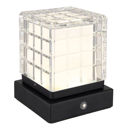 Globo - LED Dimmable touch table lamp LED/2,5W/3,7V 2700K/4000K/6500K 1800 mAh USB black