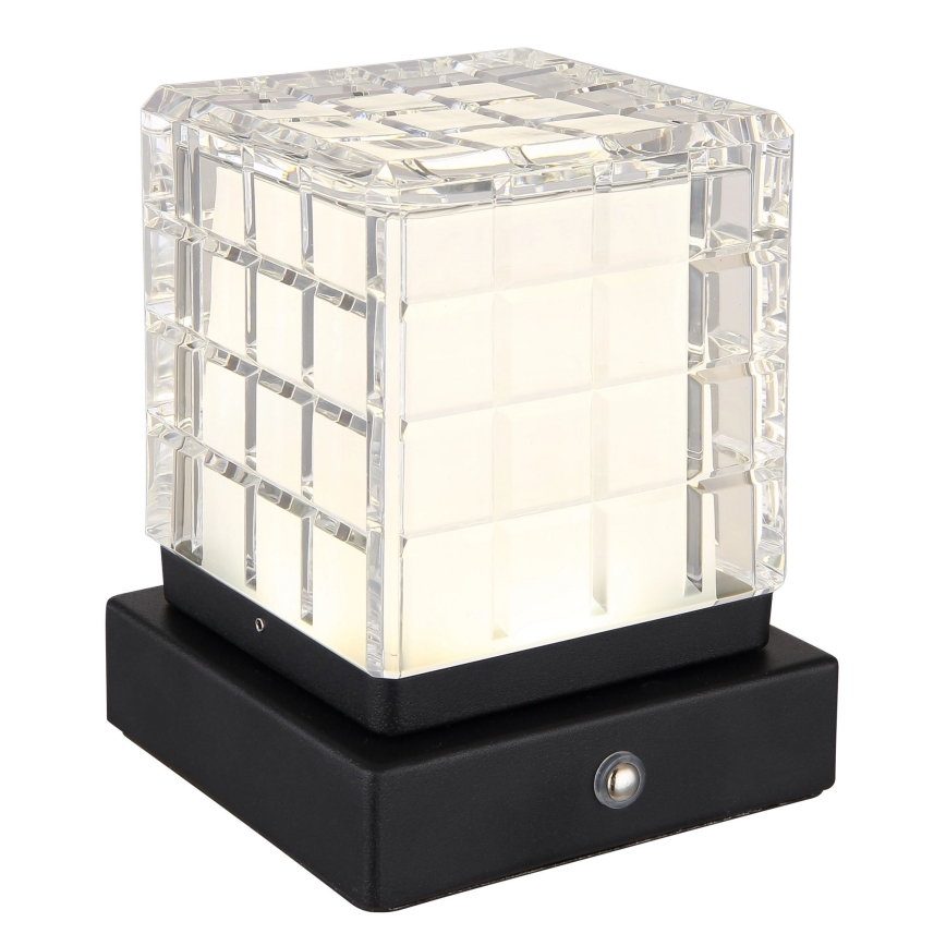 Globo - LED Dimmable touch table lamp LED/2,5W/3,7V 2700K/4000K/6500K 1800 mAh USB black