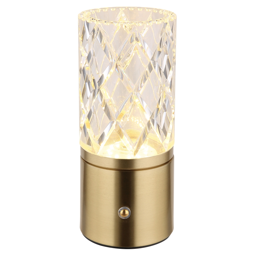Globo - LED Dimmable touch table lamp LED/2,5W/3,7V 2700K/4000K/6500K 1800 mAh USB gold