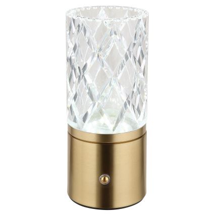 Globo - LED Dimmable touch table lamp LED/2,5W/3,7V 2700K/4000K/6500K 1800 mAh USB gold