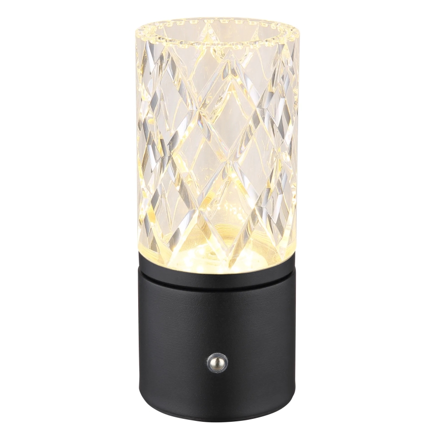 Globo - LED Dimmable touch table lamp LED/2,5W/3,7V 2700K/4000K/6500K 1800 mAh USB black