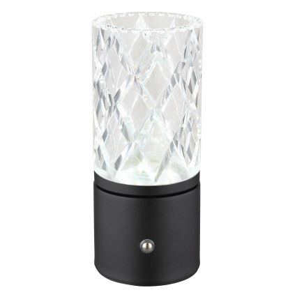 Globo - LED Dimmable touch table lamp LED/2,5W/3,7V 2700K/4000K/6500K 1800 mAh USB black