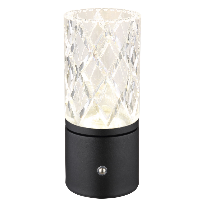 Globo - LED Dimmable touch table lamp LED/2,5W/3,7V 2700K/4000K/6500K 1800 mAh USB black