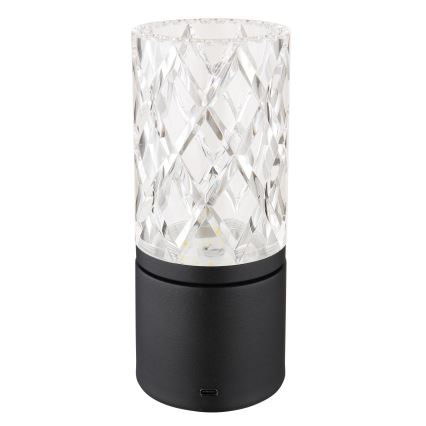 Globo - LED Dimmable touch table lamp LED/2,5W/3,7V 2700K/4000K/6500K 1800 mAh USB black
