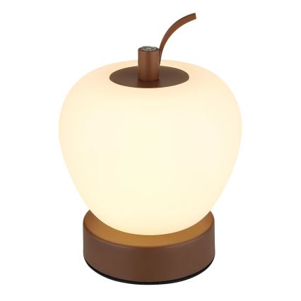 Globo - LED Dimmable touch table lamp LED/2W/3,7V 2700K/4000K/6500K 1200 mAh USB brown
