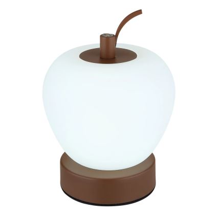 Globo - LED Dimmable touch table lamp LED/2W/3,7V 2700K/4000K/6500K 1200 mAh USB brown