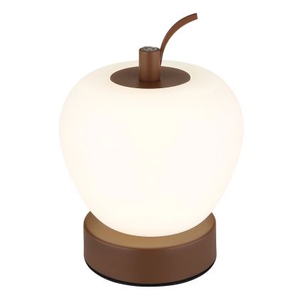 Globo - LED Dimmable touch table lamp LED/2W/3,7V 2700K/4000K/6500K 1200 mAh USB brown