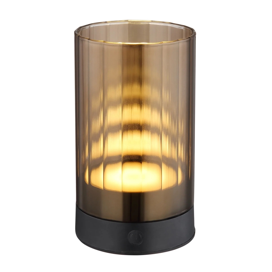 Globo - LED Outdoor dimmable rechargeable touch table lamp LED/2W/3,7V 2700/4000/6500K 1200mAh IP44 brown