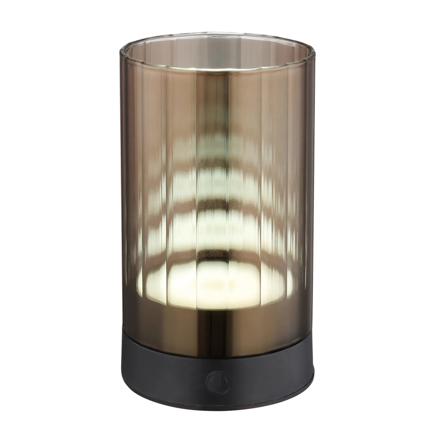 Globo - LED Outdoor dimmable rechargeable touch table lamp LED/2W/3,7V 2700/4000/6500K 1200mAh IP44 brown