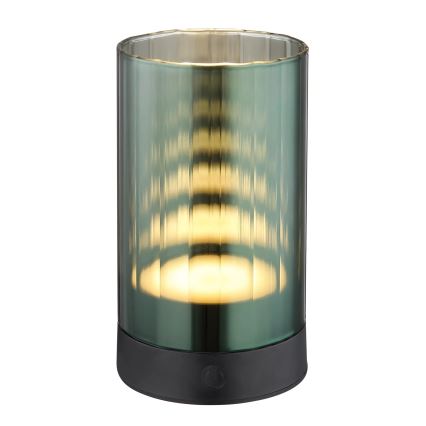 Globo - LED Outdoor dimmable rechargeable touch table lamp LED/2W/3,7V 2700/4000/6500K 1200mAh IP44 green