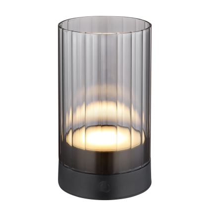 Globo - LED Outdoor dimmable rechargeable touch table lamp LED/2W/3,7V 2700/4000/6500K 1200mAh IP44 grey