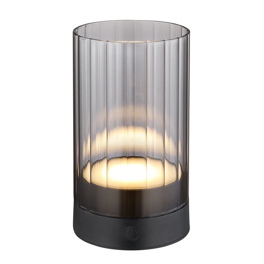 Globo - LED Outdoor dimmable rechargeable touch table lamp LED/2W/3,7V 2700/4000/6500K 1200mAh IP44 grey