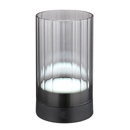 Globo - LED Outdoor dimmable rechargeable touch table lamp LED/2W/3,7V 2700/4000/6500K 1200mAh IP44 grey