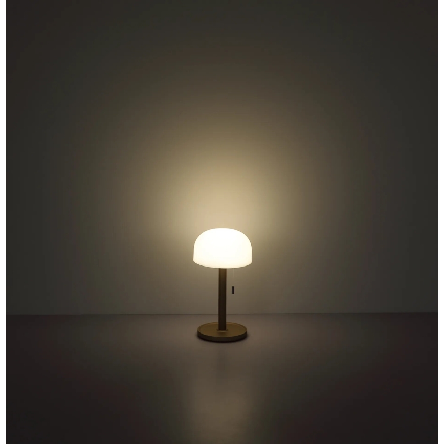 Globo - LED Rechargeable table lamp LED/1,5W/3,7V 3000/4200/6000K 1800mAh brown