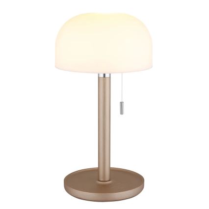 Globo - LED Rechargeable table lamp LED/1,5W/3,7V 3000/4200/6000K 1800mAh brown