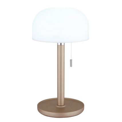 Globo - LED Rechargeable table lamp LED/1,5W/3,7V 3000/4200/6000K 1800mAh brown