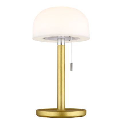 Globo - LED Rechargeable table lamp LED/1,5W/3,7V 3000/4200/6000K 1800mAh brass