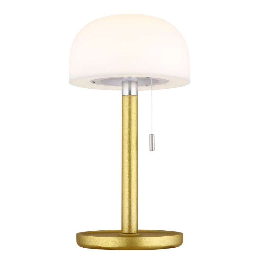 Globo - LED Rechargeable table lamp LED/1,5W/3,7V 3000/4200/6000K 1800mAh brass
