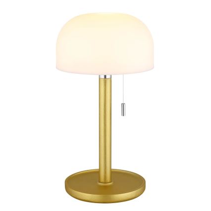 Globo - LED Rechargeable table lamp LED/1,5W/3,7V 3000/4200/6000K 1800mAh brass