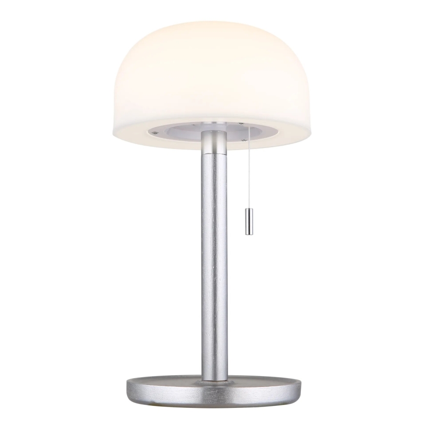 Globo - LED Rechargeable table lamp LED/1,5W/3,7V 3000/4200/6000K 1800mAh silver