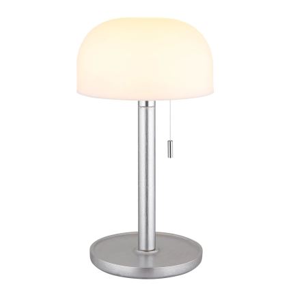 Globo - LED Rechargeable table lamp LED/1,5W/3,7V 3000/4200/6000K 1800mAh silver