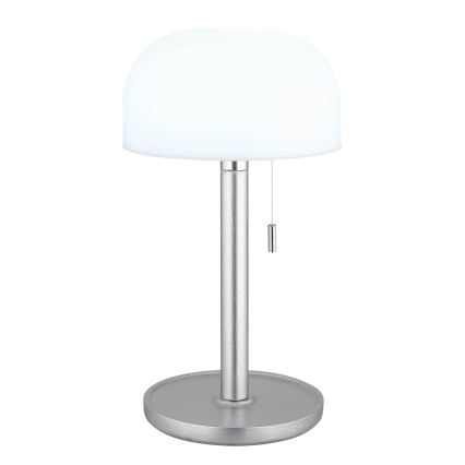 Globo - LED Rechargeable table lamp LED/1,5W/3,7V 3000/4200/6000K 1800mAh silver