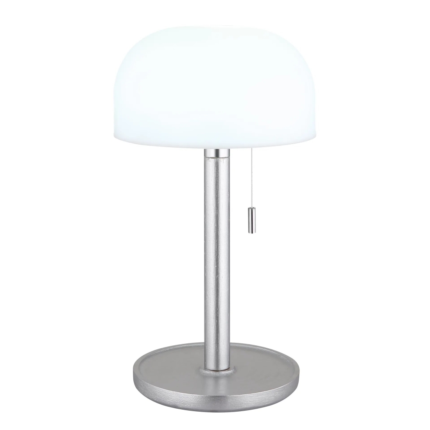 Globo - LED Rechargeable table lamp LED/1,5W/3,7V 3000/4200/6000K 1800mAh silver