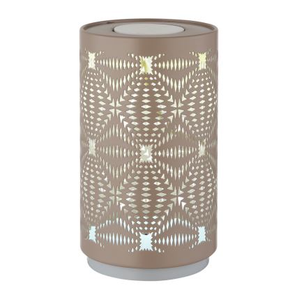 Globo - LED RGB Touch rechargeable table lamp LED/1W/5V 500 mAh brown