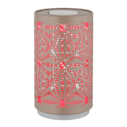 Globo - LED RGB Touch rechargeable table lamp LED/1W/5V 500 mAh brown