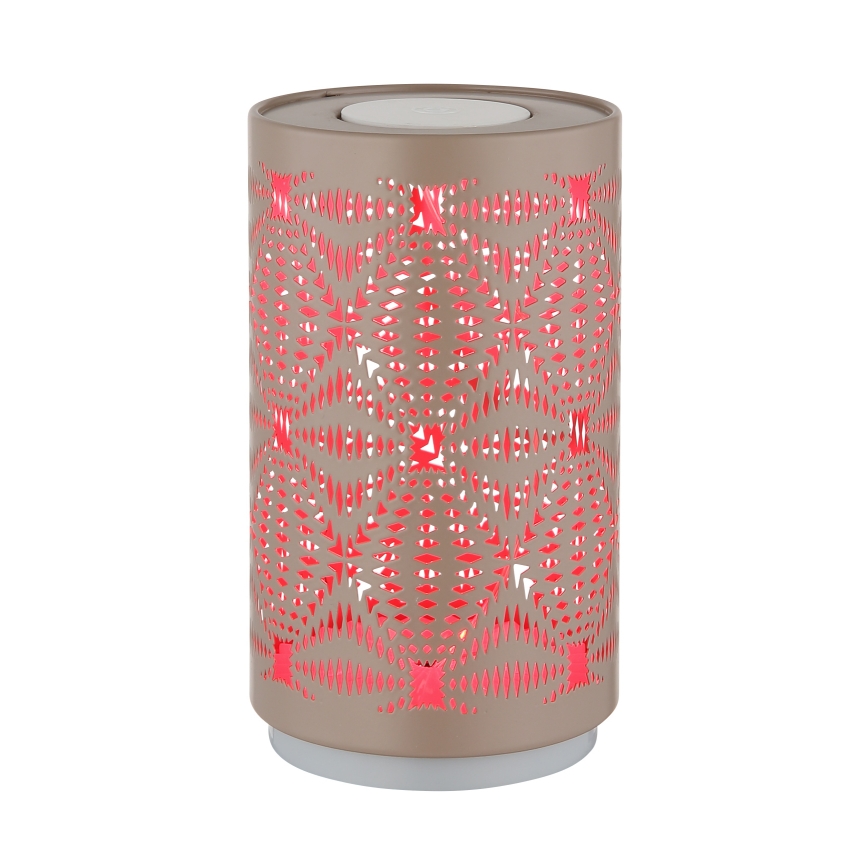 Globo - LED RGB Touch rechargeable table lamp LED/1W/5V 500 mAh brown