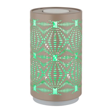 Globo - LED RGB Touch rechargeable table lamp LED/1W/5V 500 mAh brown