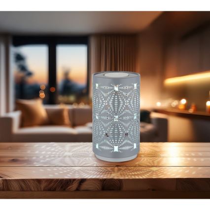 Globo - LED RGB Touch rechargeable table lamp LED/1W/5V 500 mAh grey