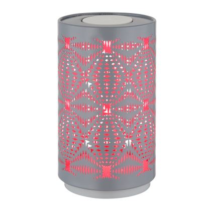 Globo - LED RGB Touch rechargeable table lamp LED/1W/5V 500 mAh grey