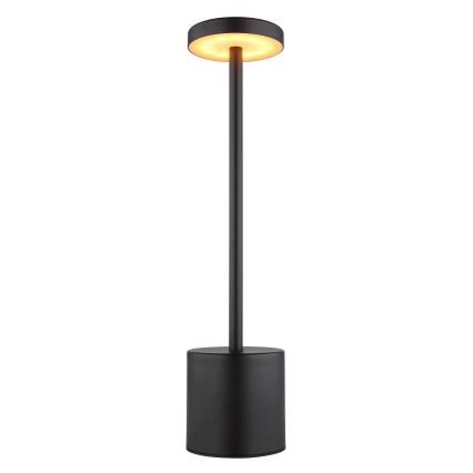 Globo - LED Dimmable touch table lamp LED/1,2W/3,7V 2000K/3500K/7000K 1200 mAh USB black