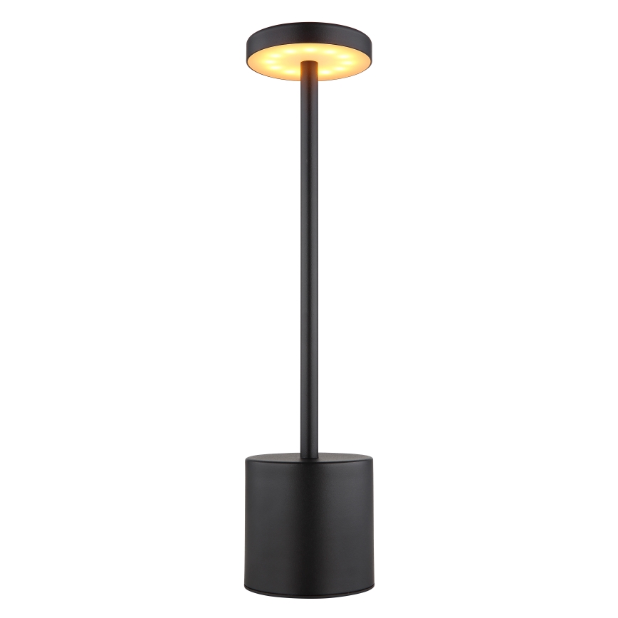 Globo - LED Dimmable touch table lamp LED/1,2W/3,7V 2000K/3500K/7000K 1200 mAh USB black