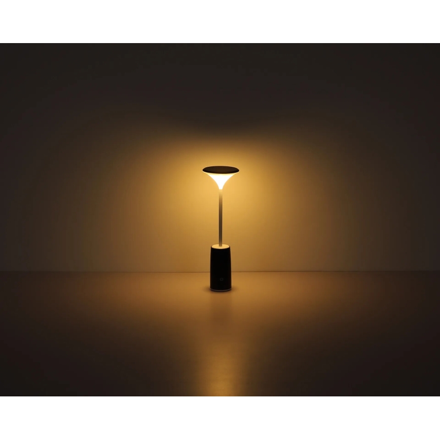 Globo - LED Dimmable rechargeable touch table lamp LED/1,2W/3,7V 3000K 1500mAh black