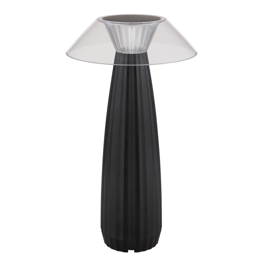 Globo - LED Dimmable rechargeable touch table lamp LED/1W/3,7V 3000K 1200mAh black