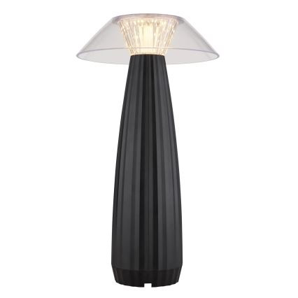 Globo - LED Dimmable rechargeable touch table lamp LED/1W/3,7V 3000K 1200mAh black