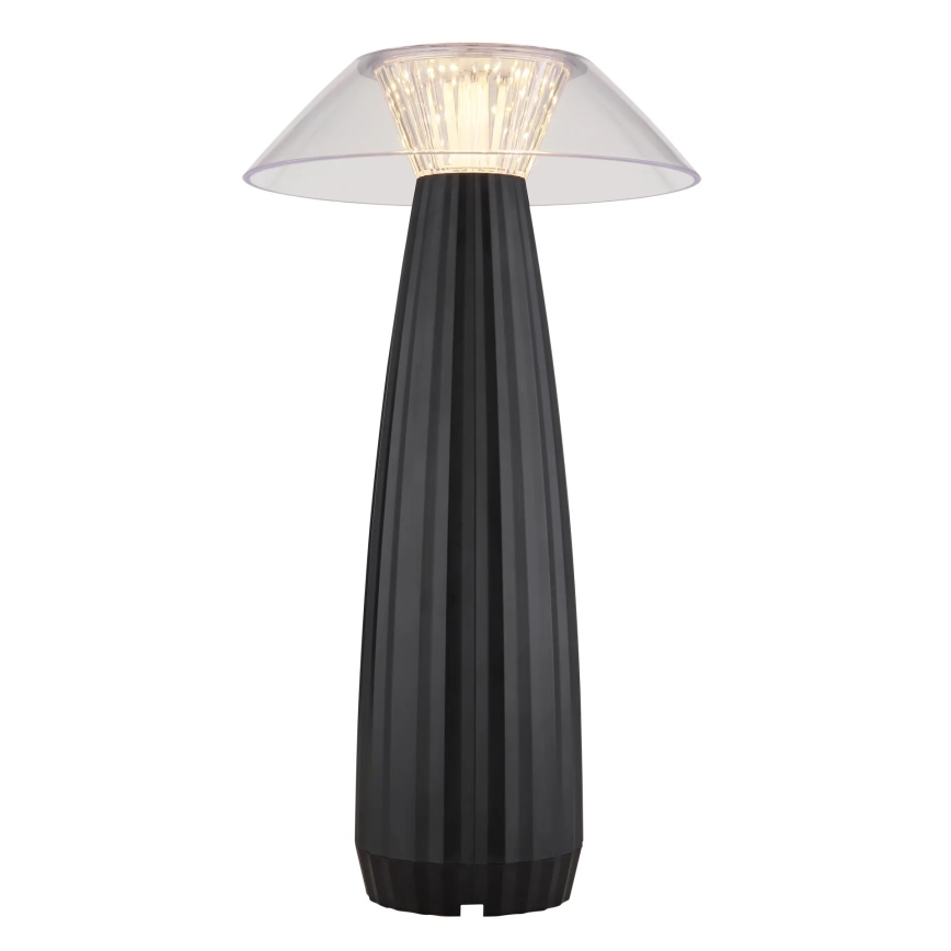 Globo - LED Dimmable rechargeable touch table lamp LED/1W/3,7V 3000K 1200mAh black