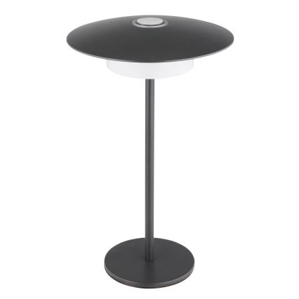 Globo - LED Outdoor rechargeable touch table lamp LED/3W/3,7V 1800/2700/3000K IP44 1800 mAh grey