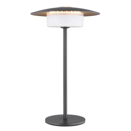 Globo - LED Outdoor rechargeable touch table lamp LED/3W/3,7V 1800/2700/3000K IP44 1800 mAh grey