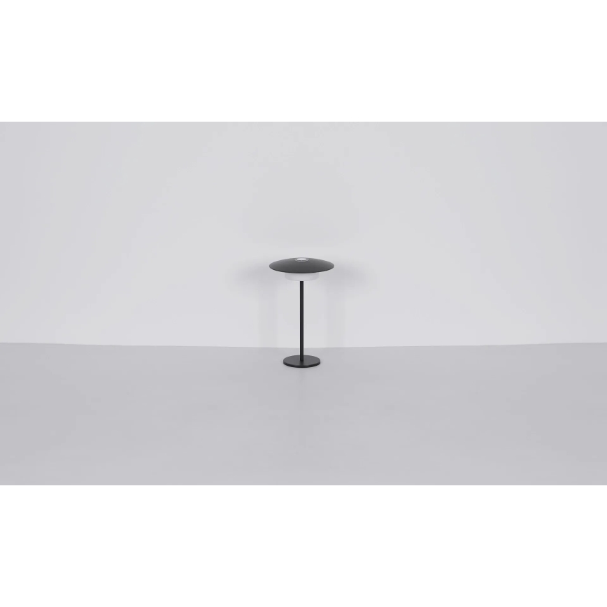 Globo - LED Outdoor rechargeable touch table lamp LED/3W/3,7V 1800/2700/3000K IP44 1800 mAh black